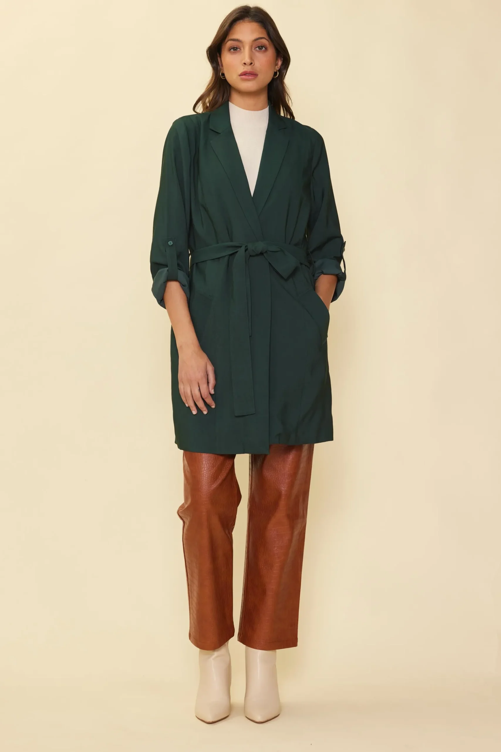 Belted Trench Coat