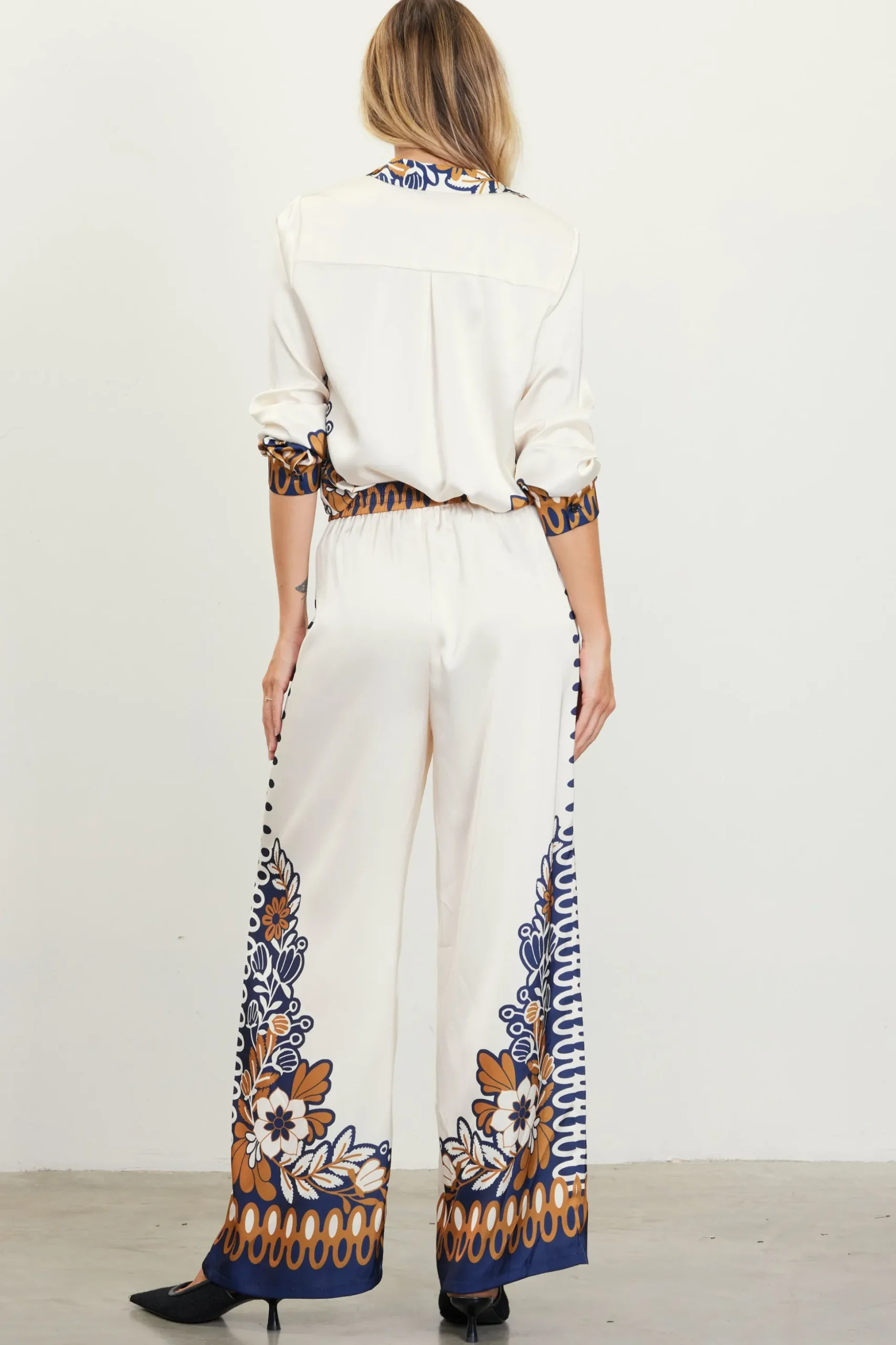 Blythe Floral Print Relaxed Pants