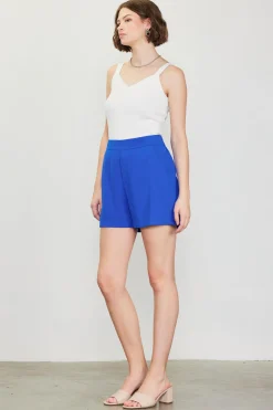 Neon Structured Shorts