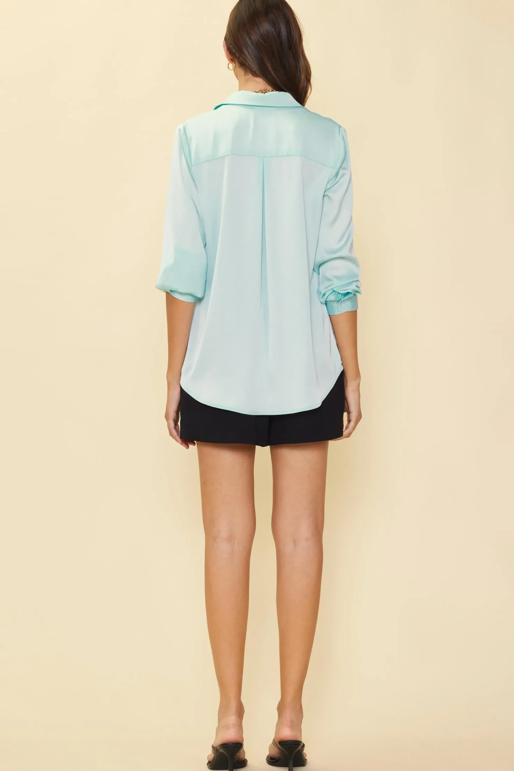 Recycled Classic Button Down Top