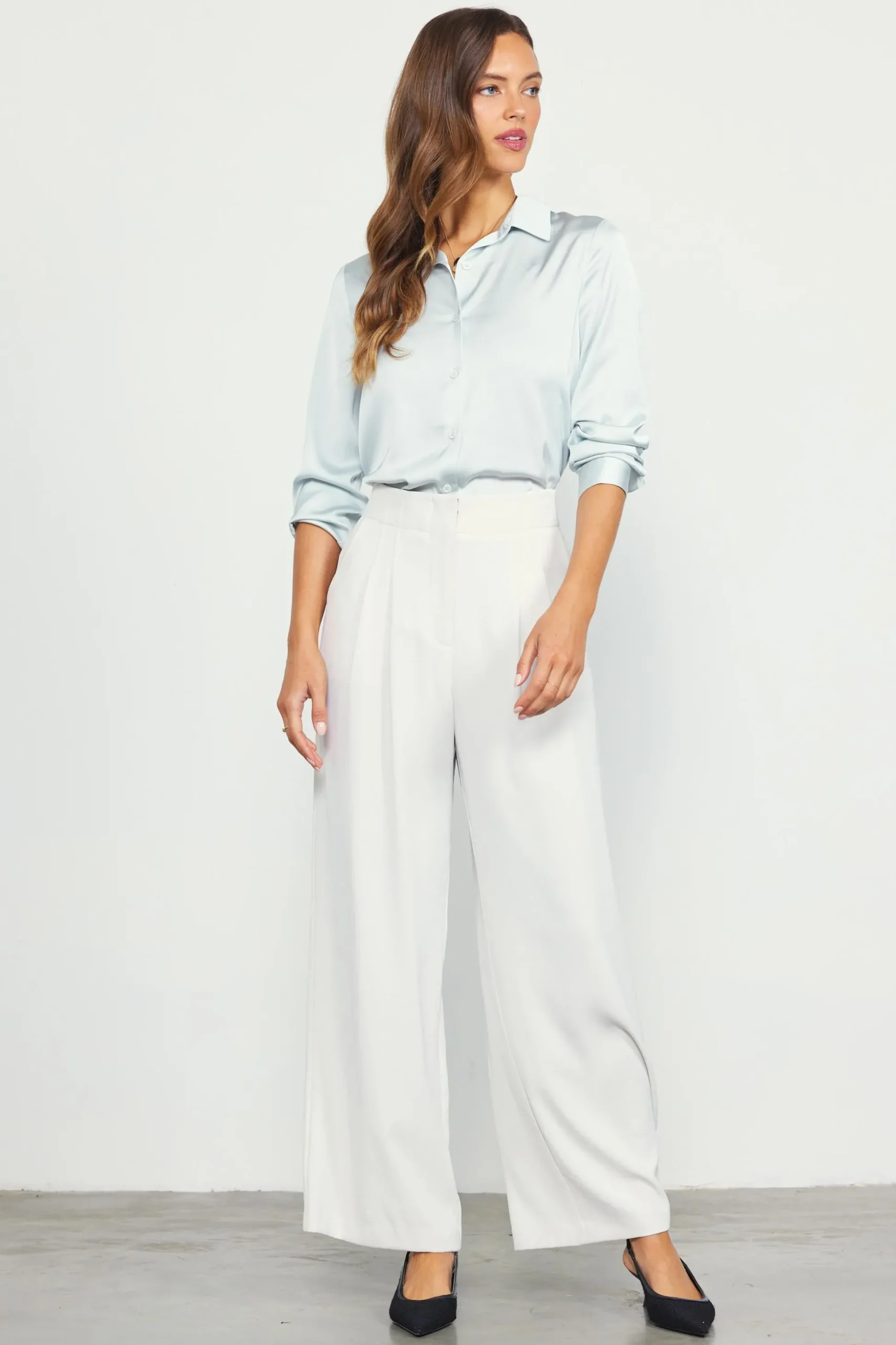 Recycled Wide Leg Pants