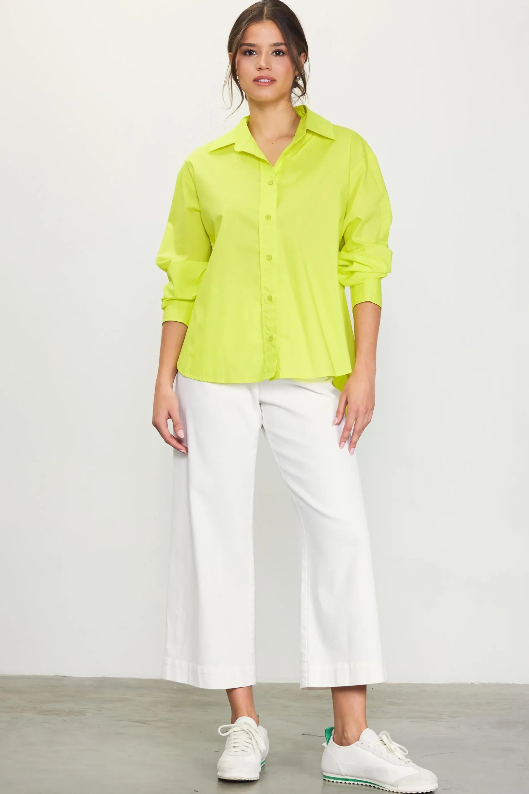 Relaxed Fit Poplin Longsleeve Shirt