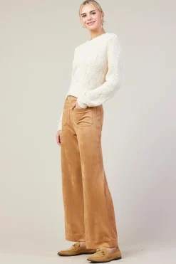 Rhomboid Pattern Crew Neck Sweater
