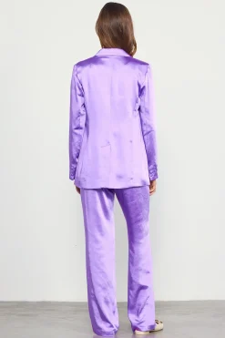 Satin Tailored Blazer