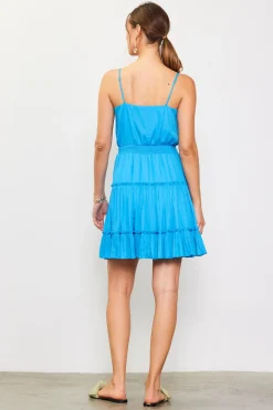 Smocked Waist Mini Dress