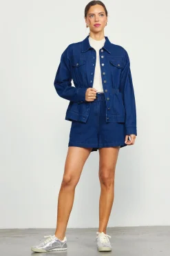 Stretch Denim Trucker Jacket